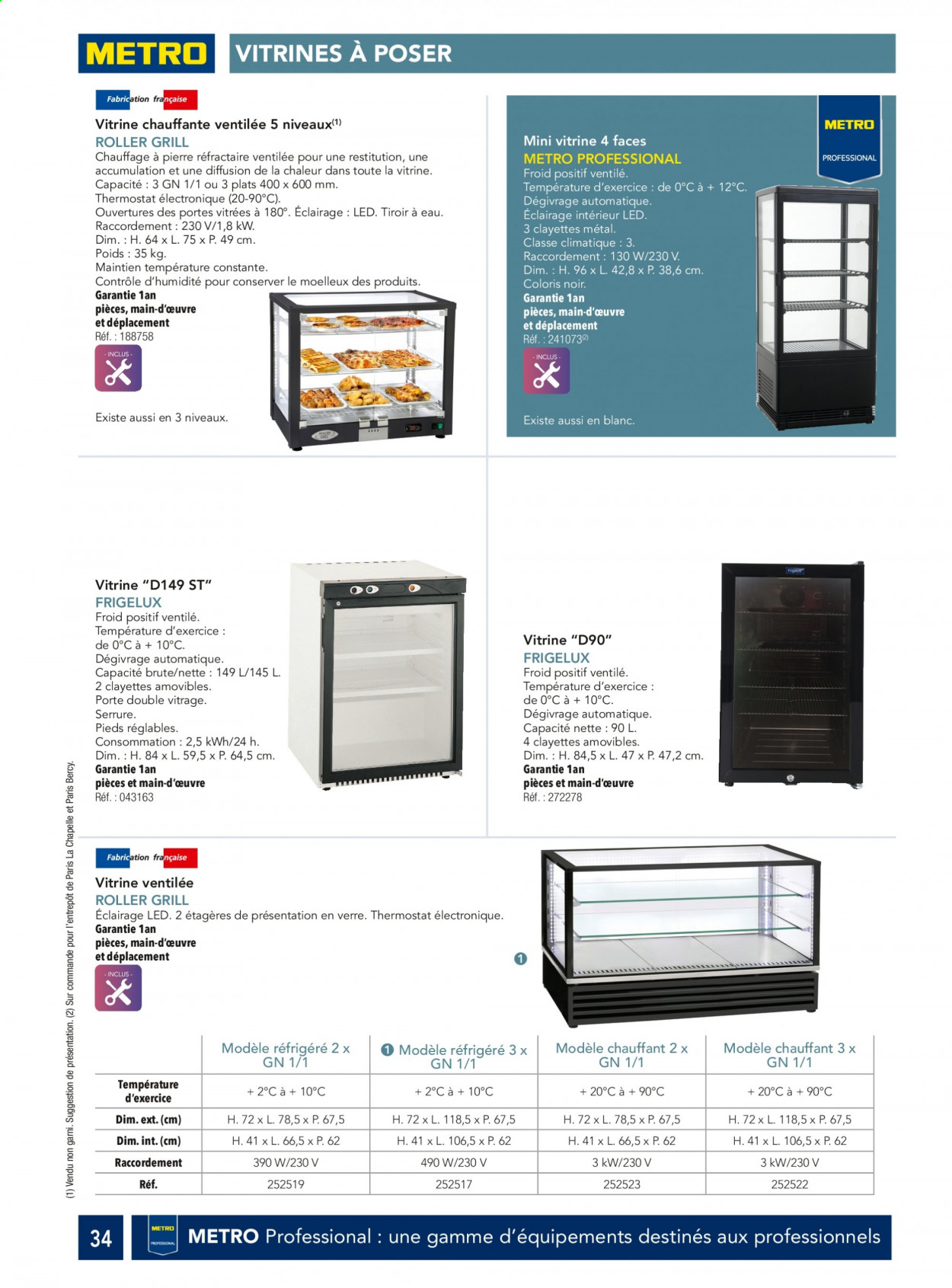Catalogue Metro. Page 34.