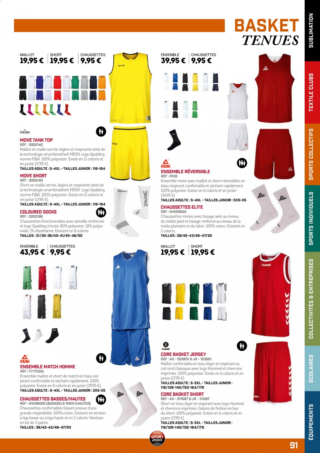 Catalogue Sport 2000. Page 91.