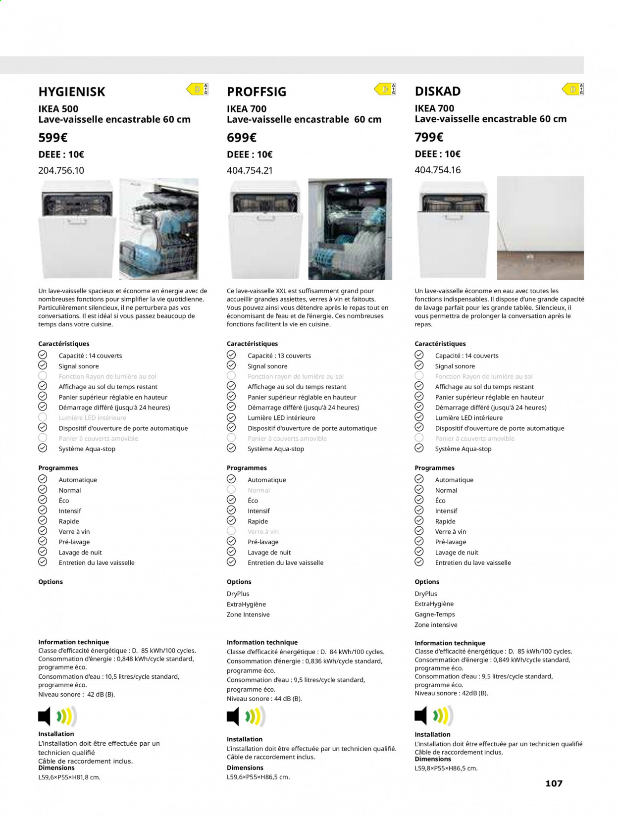 Catalogue IKEA. Page 107.