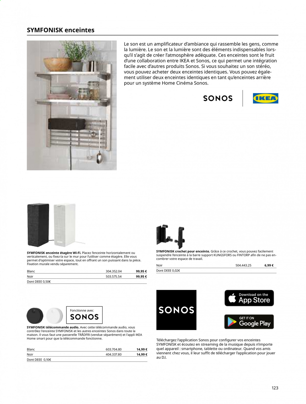 Catalogue IKEA. Page 123.