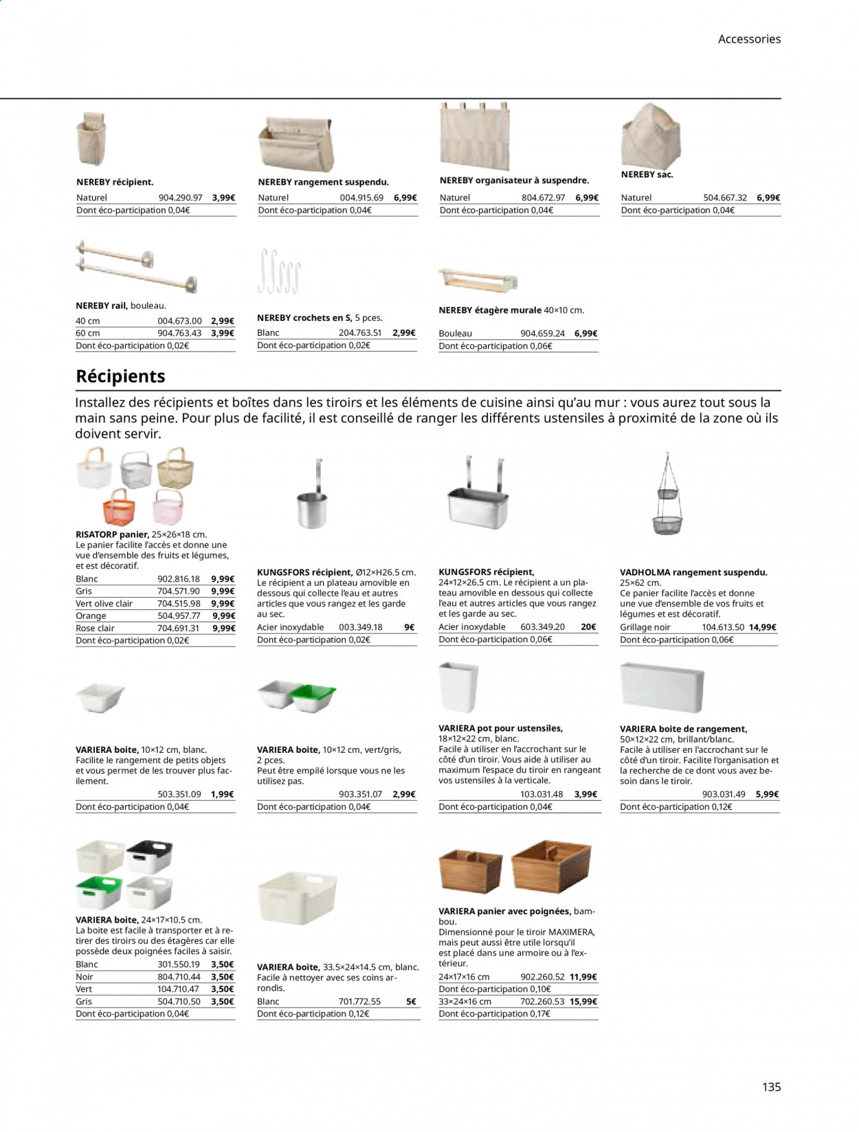 Catalogue IKEA. Page 135.