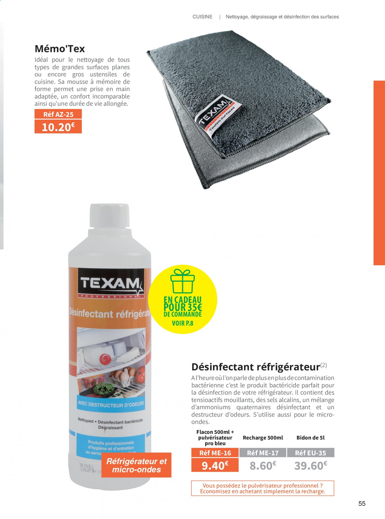 Catalogue TEXAM. Page 55.