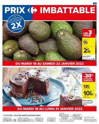 Catalogue Carrefour Hypermarchés - 18/01/2022 - 31/01/2022.