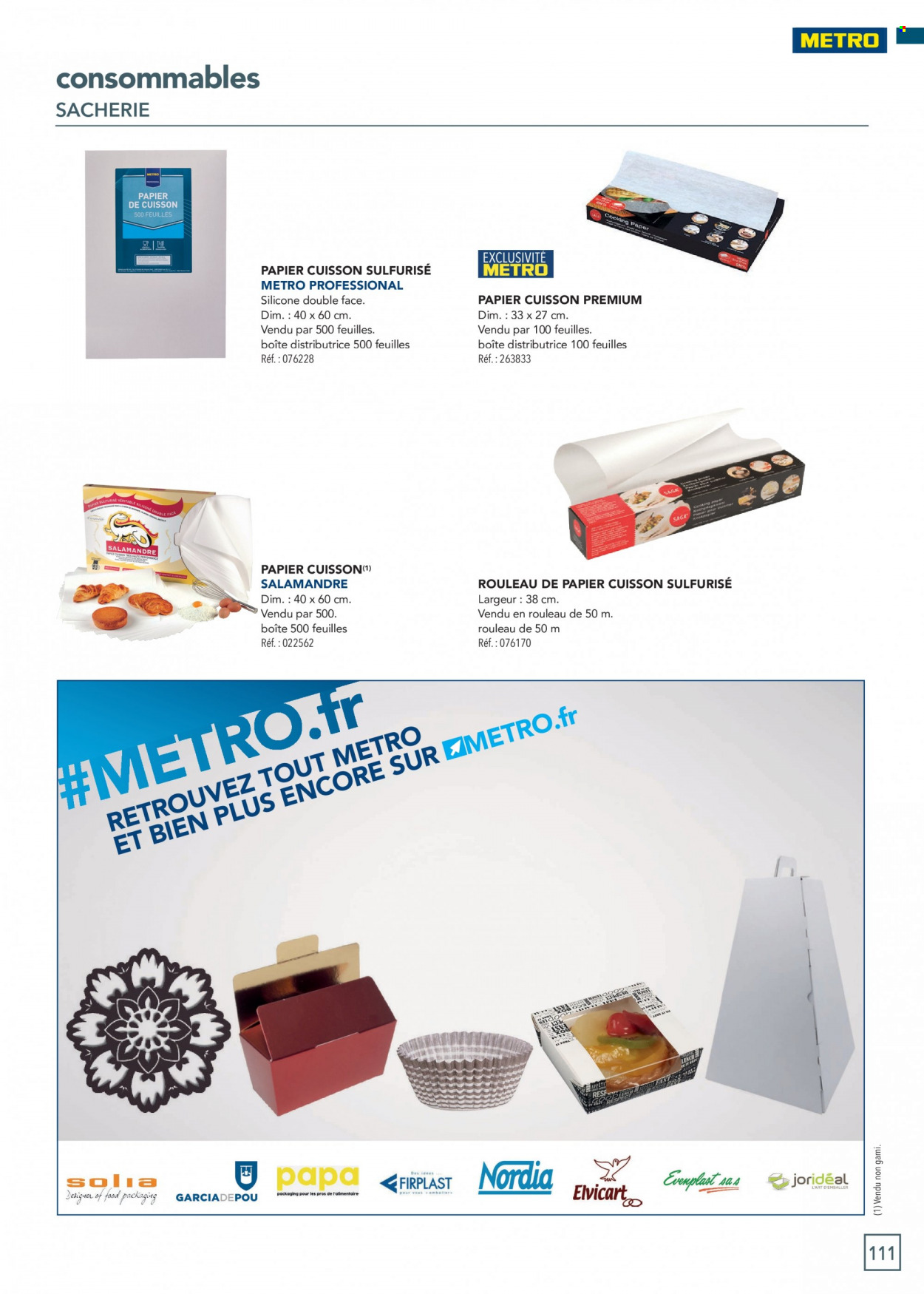 Catalogue Metro. Page 111.