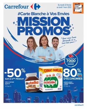 Carrefour - Carte blanche à vos envies - Mission promos