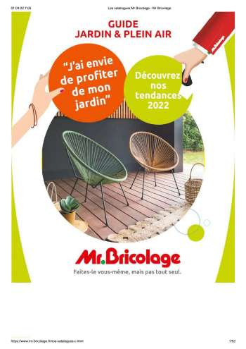 Catalogue Mr. Bricolage - 01/03/2022 - 31/07/2022.