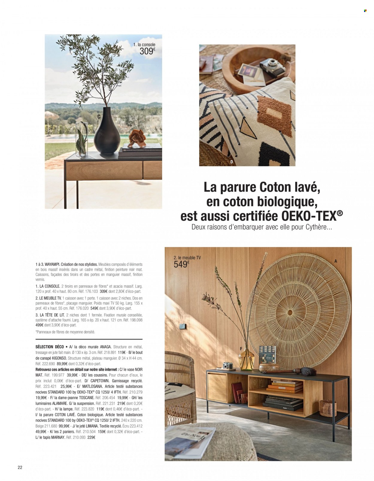 Catalogue Maisons du Monde. Page 24.