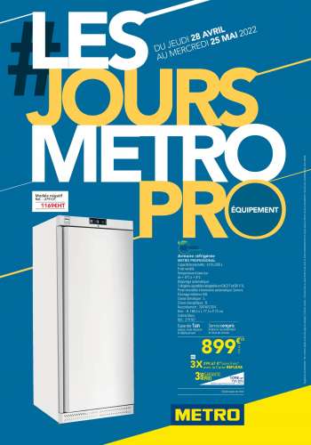 Catalogue Metro - Les jours metro pro