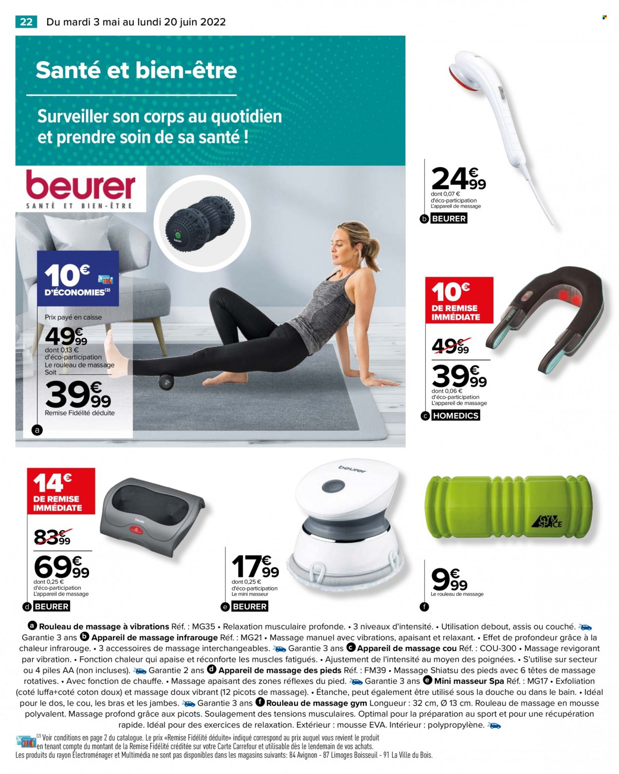 Catalogue Carrefour Hypermarchés - 03.05.2022 - 20.06.2022. Page 22.