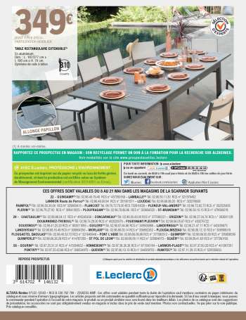 Catalogue E.Leclerc - 08/05/2022 - 21/05/2022.