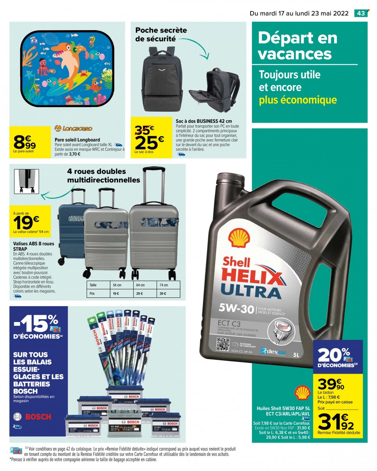 Catalogue Carrefour Hypermarchés - 17.05.2022 - 23.05.2022. Page 45.
