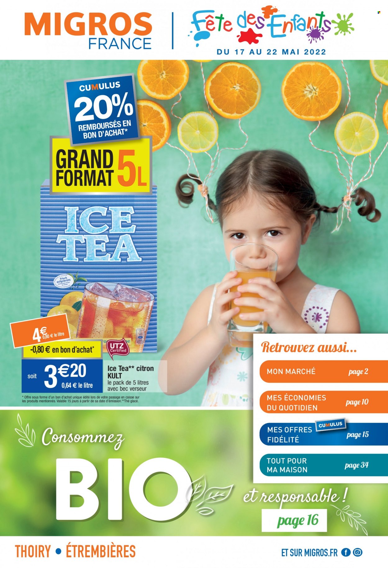 Catalogue Migros France - 17.05.2022 - 22.05.2022. Page 1.