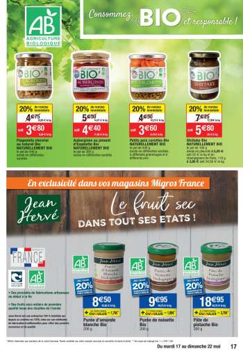 Catalogue Migros France - 17/05/2022 - 22/05/2022.