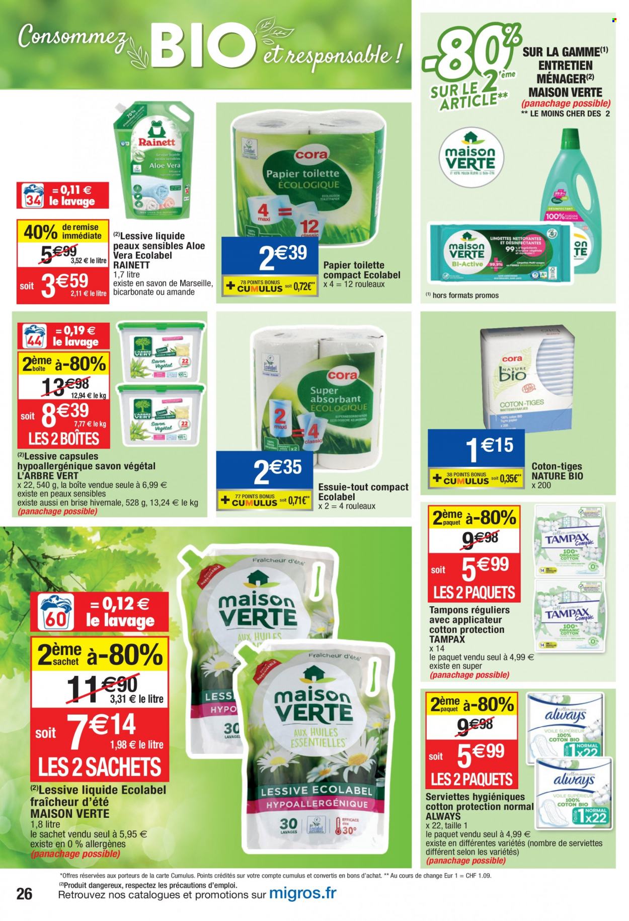 Catalogue Migros France - 17.05.2022 - 22.05.2022. Page 26.