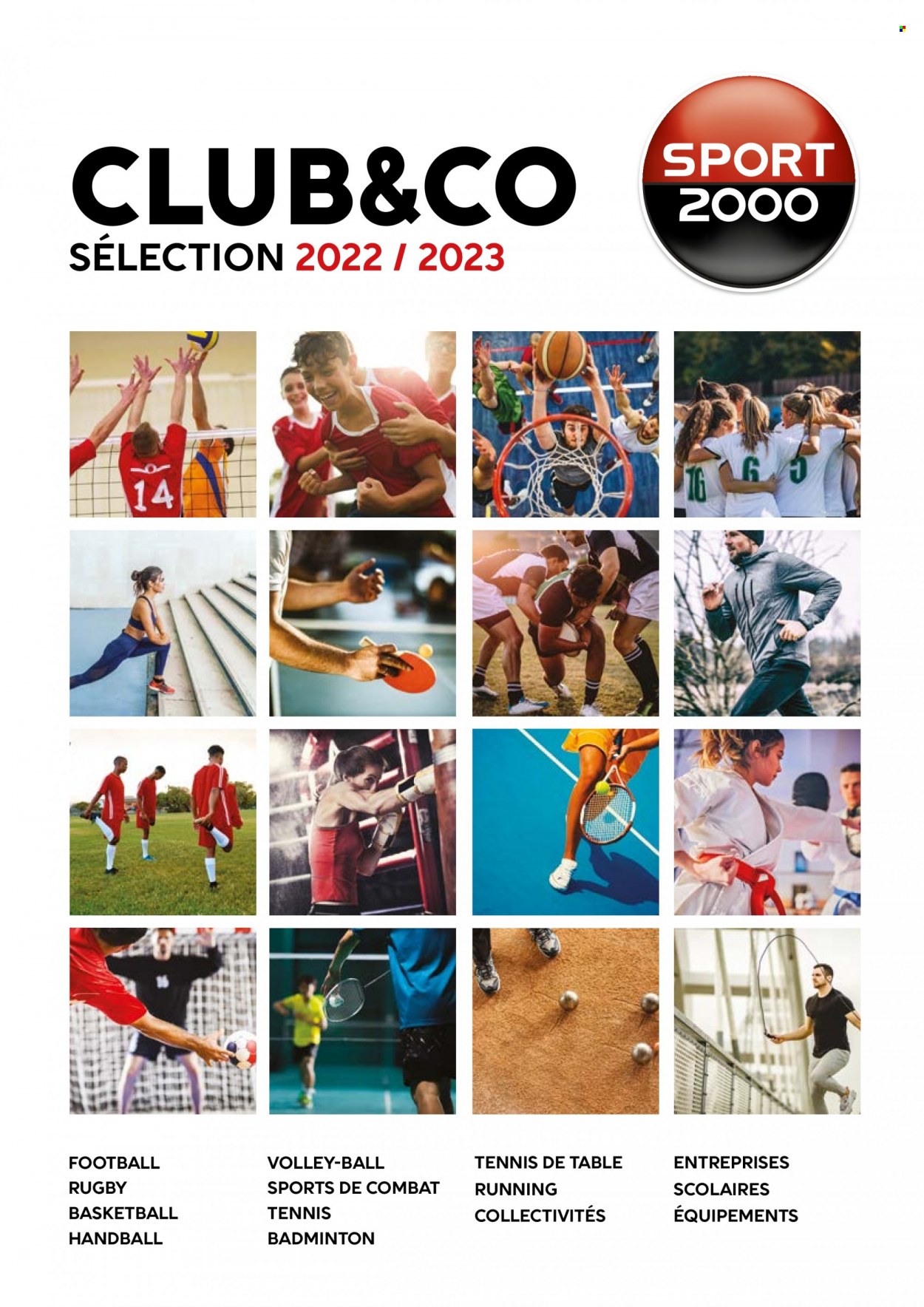 Catalogue Sport 2000. Page 1.