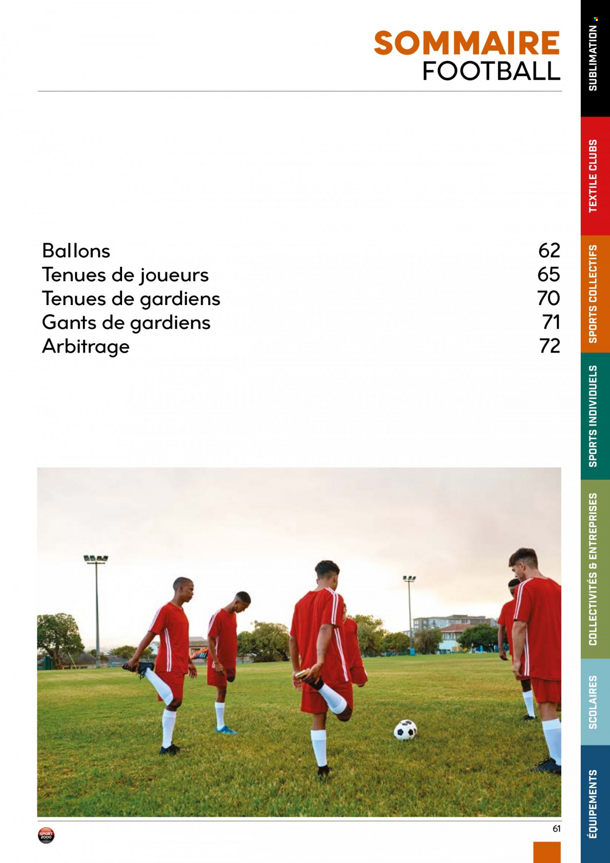 Catalogue Sport 2000. Page 61.