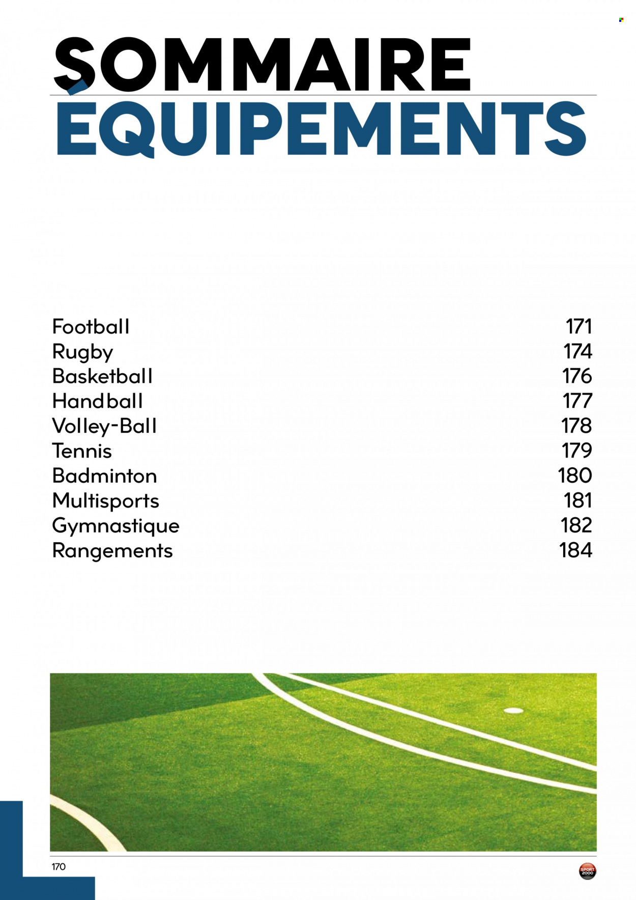 Catalogue Sport 2000. Page 170.