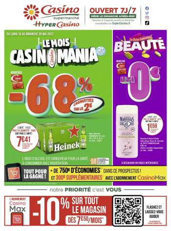 Catalogue Géant Casino - Casino Supermarchés, Hyper Casino