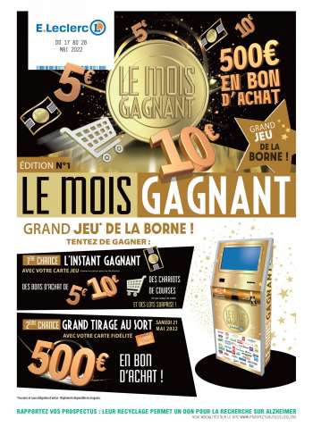 Catalogue E.Leclerc - LE MOIS GAGNANT