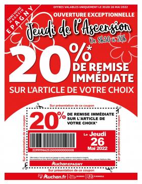 Auchan - Tract jeudi Ascension