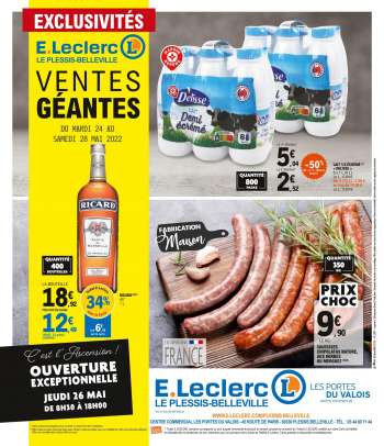 Catalogue E.Leclerc - 25/05/2022 - 28/05/2022.