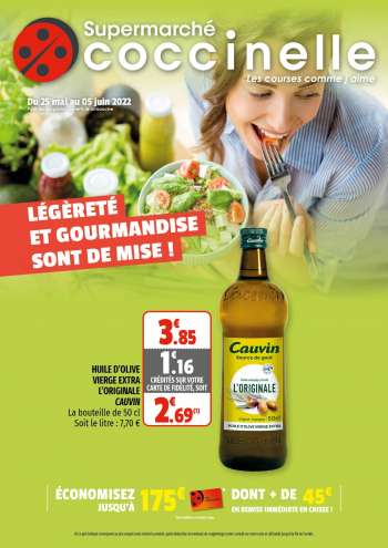 Catalogue Coccinelle Supermarché - Légèreté et gourmandise sont de mise !