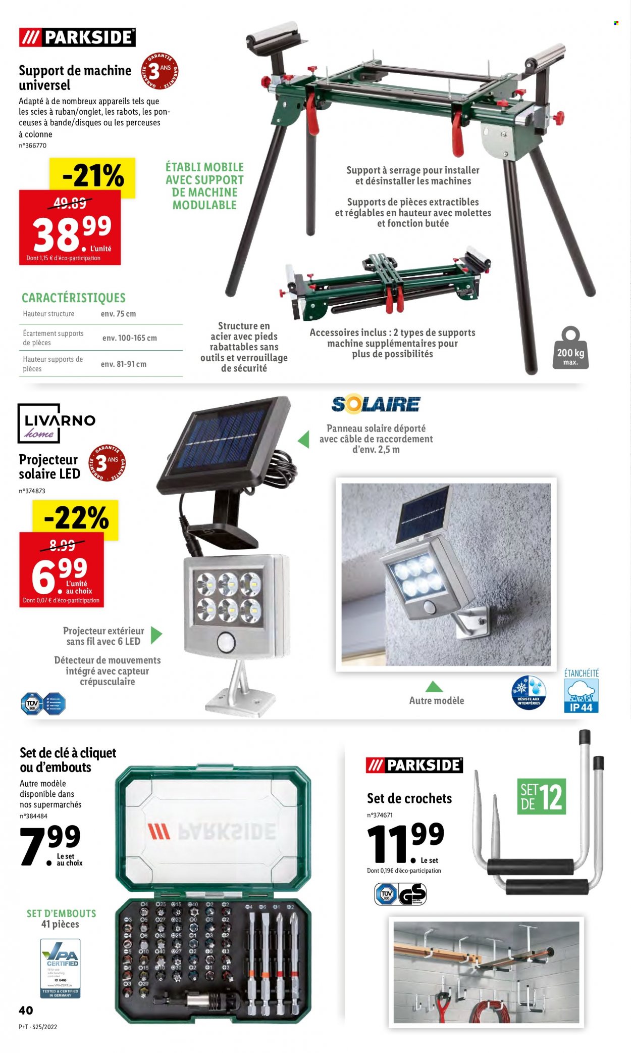 Catalogue Lidl - 22.06.2022 - 28.06.2022. Page 44.