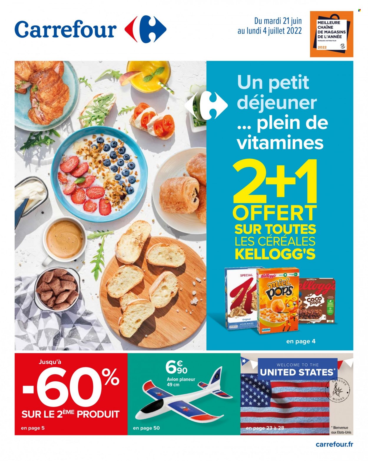 Catalogue Carrefour Hypermarchés - 21.06.2022 - 04.07.2022. Page 1.