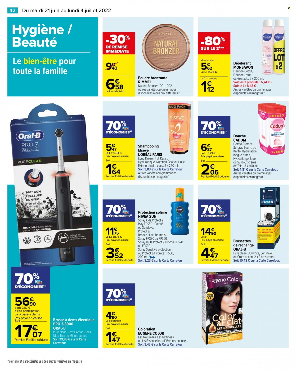 Catalogue Carrefour Hypermarchés - 21.06.2022 - 04.07.2022. Page 44.
