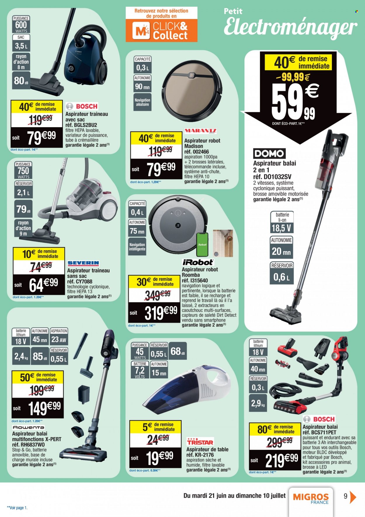 Catalogue Migros France - 21.06.2022 - 10.07.2022. Page 9.