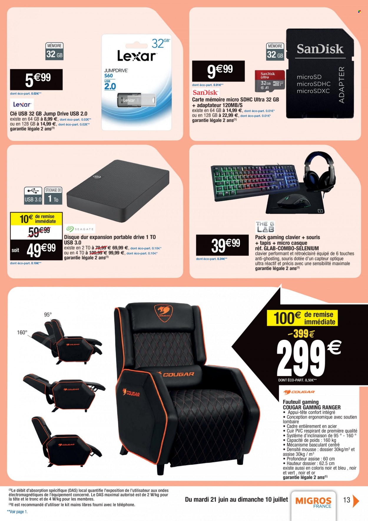 Catalogue Migros France - 21.06.2022 - 10.07.2022. Page 13.
