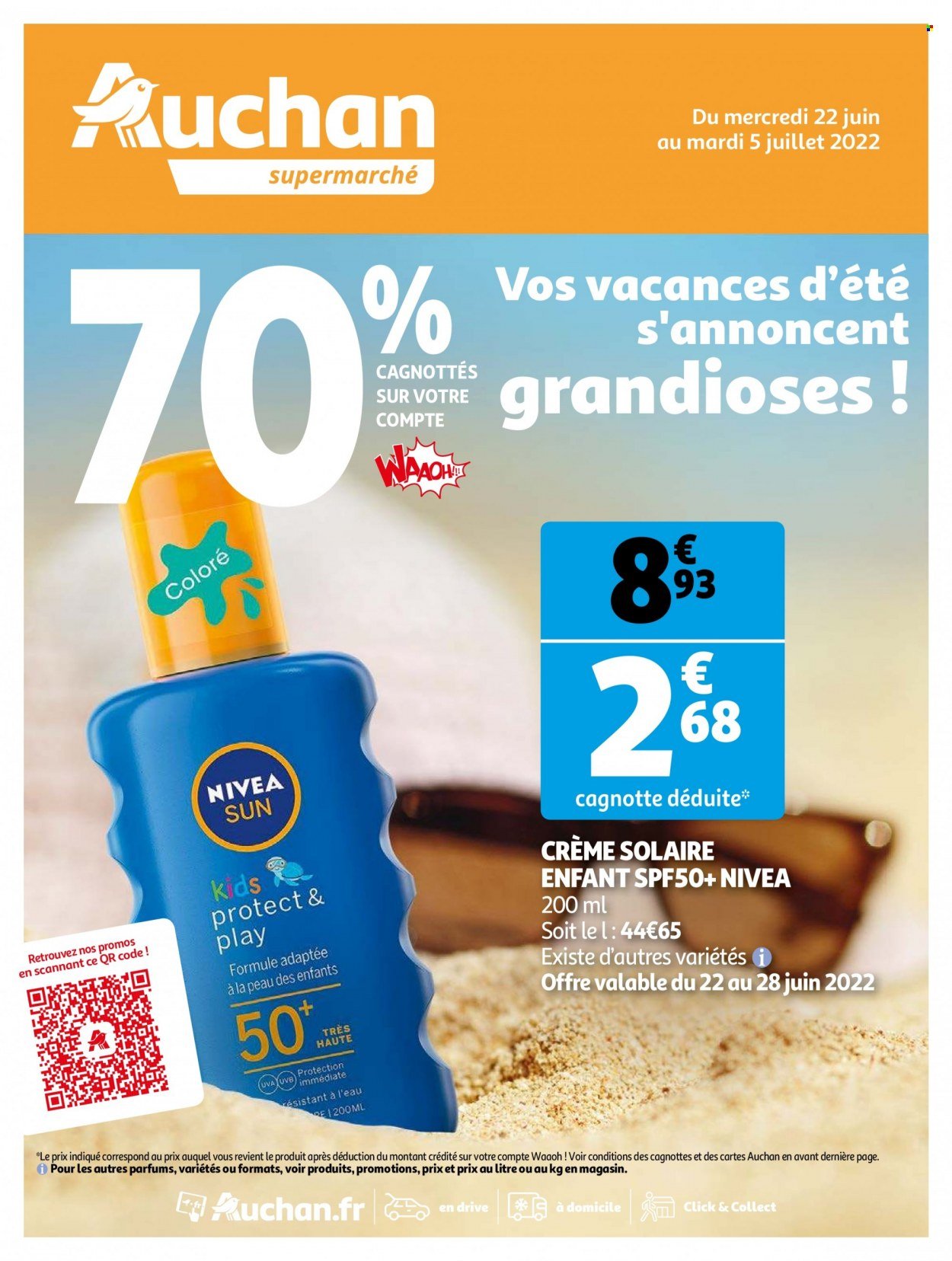 Catalogue Auchan - 22.06.2022 - 05.07.2022. Page 1.