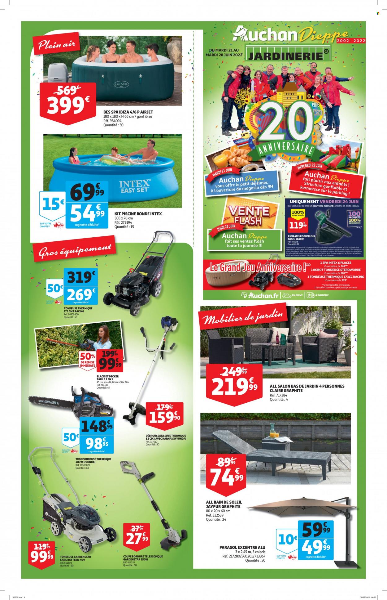 Catalogue Auchan - 21.06.2022 - 28.06.2022. Page 1.