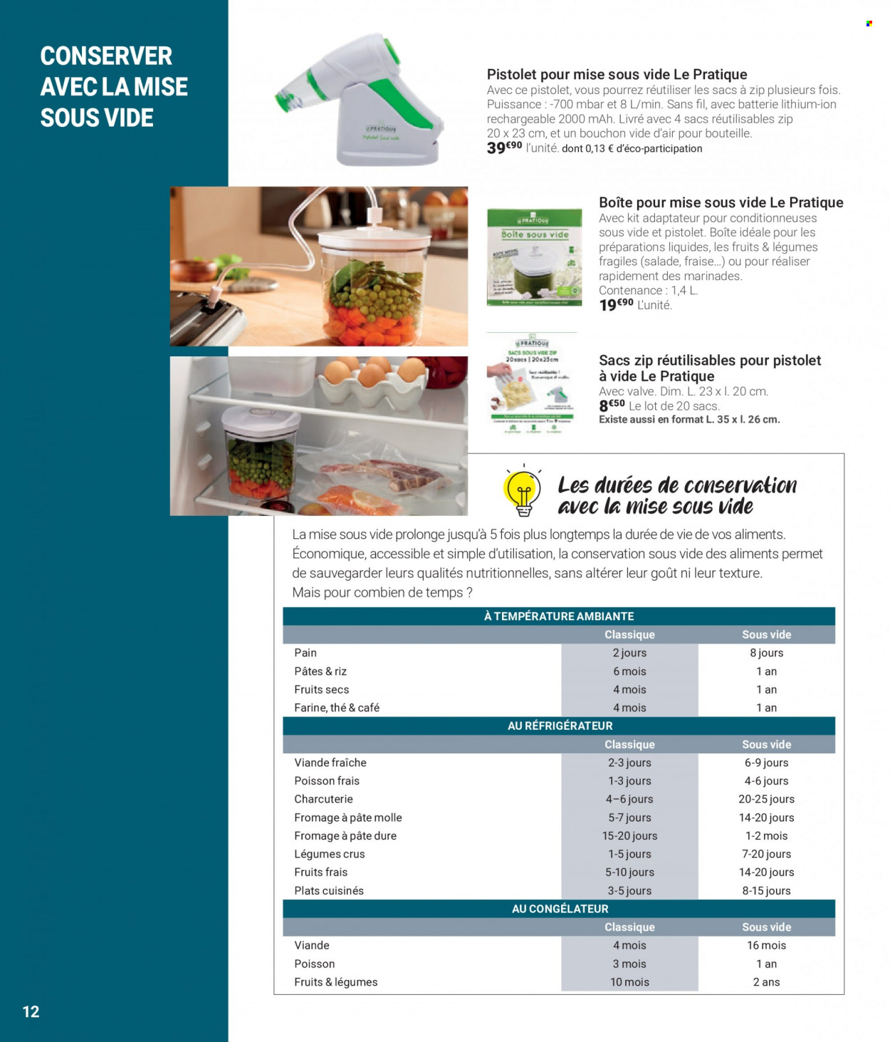 Catalogue Gamm vert - 22.06.2022 - 28.08.2022. Page 12.
