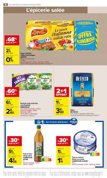 Catalogue Carrefour Market - 28/06/2022 - 10/07/2022.