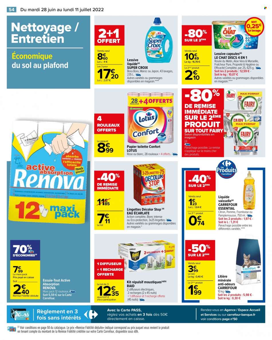 Catalogue Carrefour Hypermarchés - 28.06.2022 - 11.07.2022. Page 56.