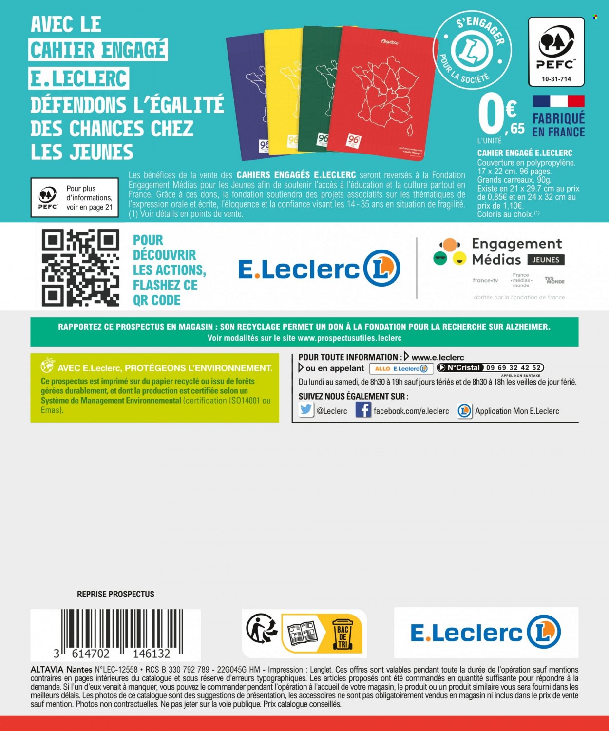 Catalogue E.Leclerc - 02.08.2022 - 03.09.2022. Page 72.