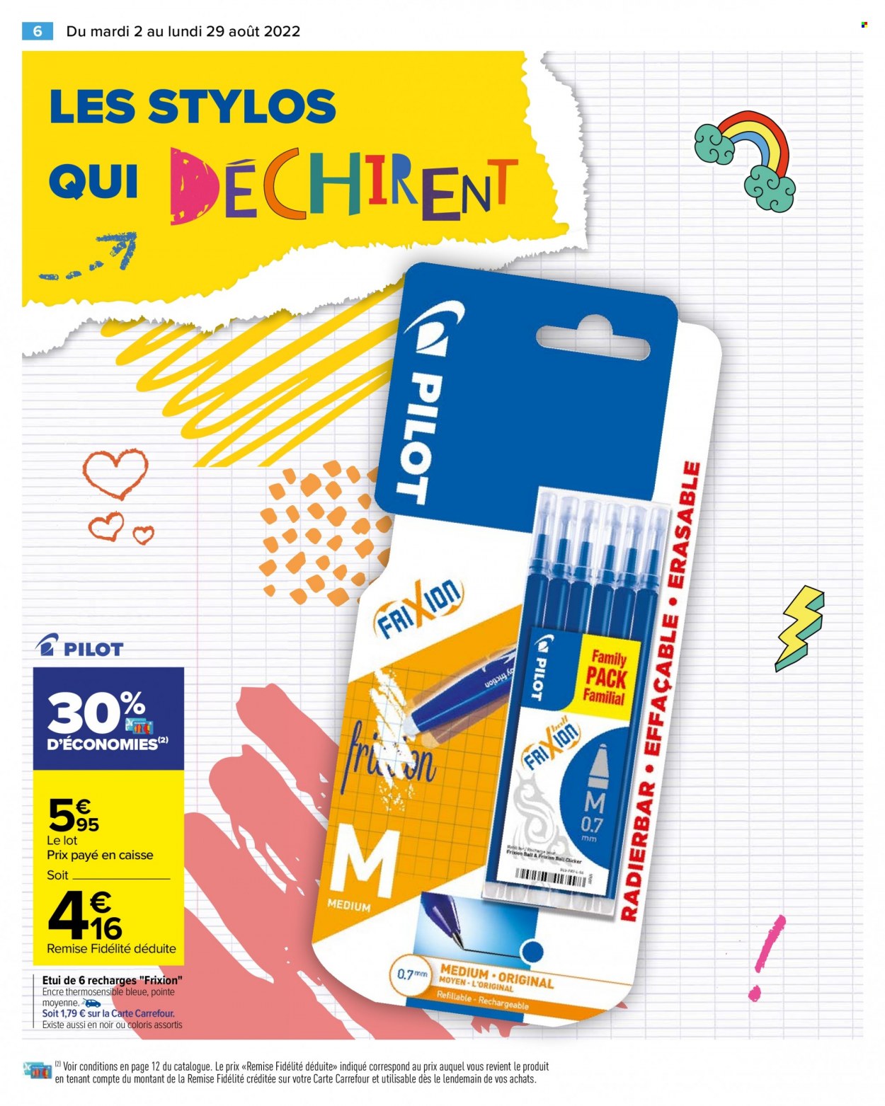 Catalogue Carrefour Hypermarchés - 02.08.2022 - 29.08.2022. Page 6.