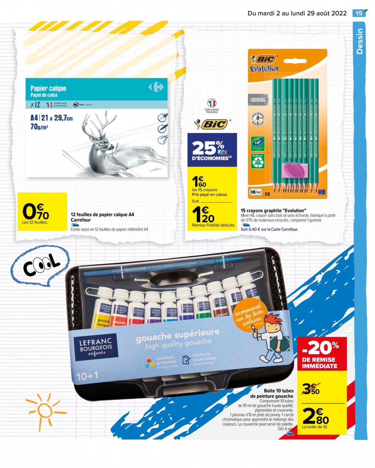 Catalogue Carrefour Hypermarchés - 02.08.2022 - 29.08.2022. Page 15.