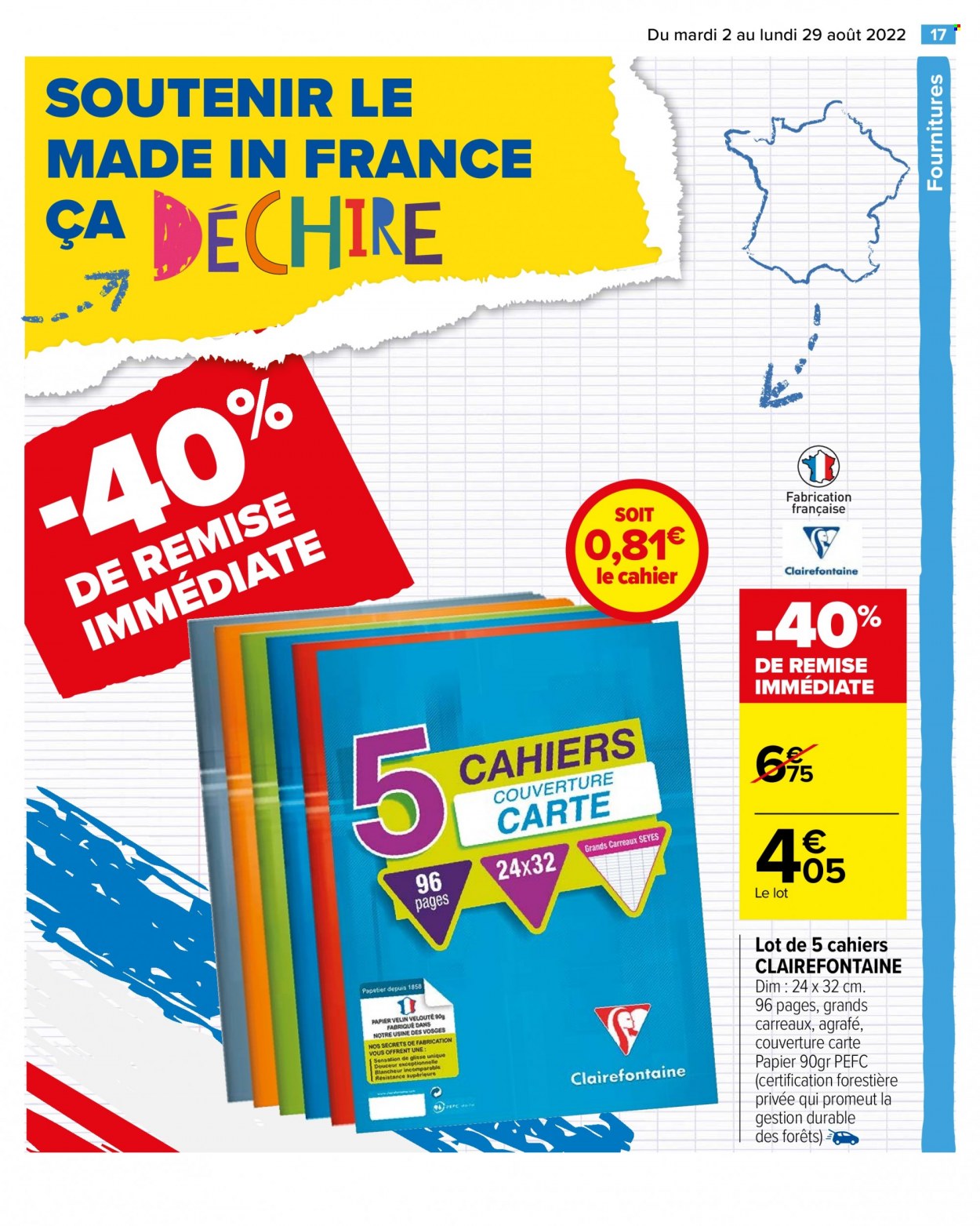 Catalogue Carrefour Hypermarchés - 02.08.2022 - 29.08.2022. Page 17.