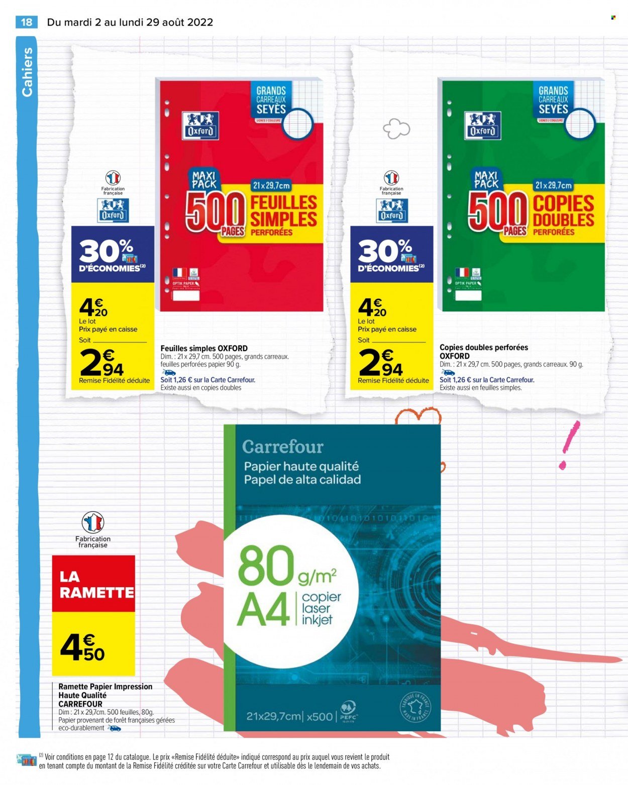 Catalogue Carrefour Hypermarchés - 02.08.2022 - 29.08.2022. Page 18.