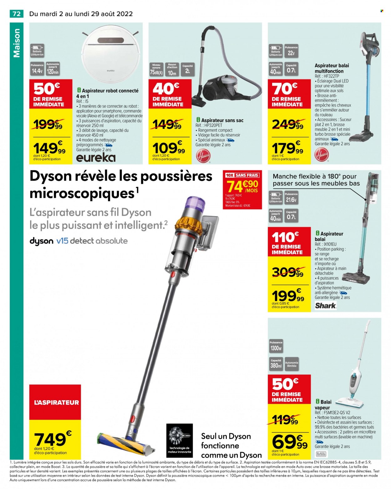 Catalogue Carrefour Hypermarchés - 02.08.2022 - 29.08.2022. Page 72.