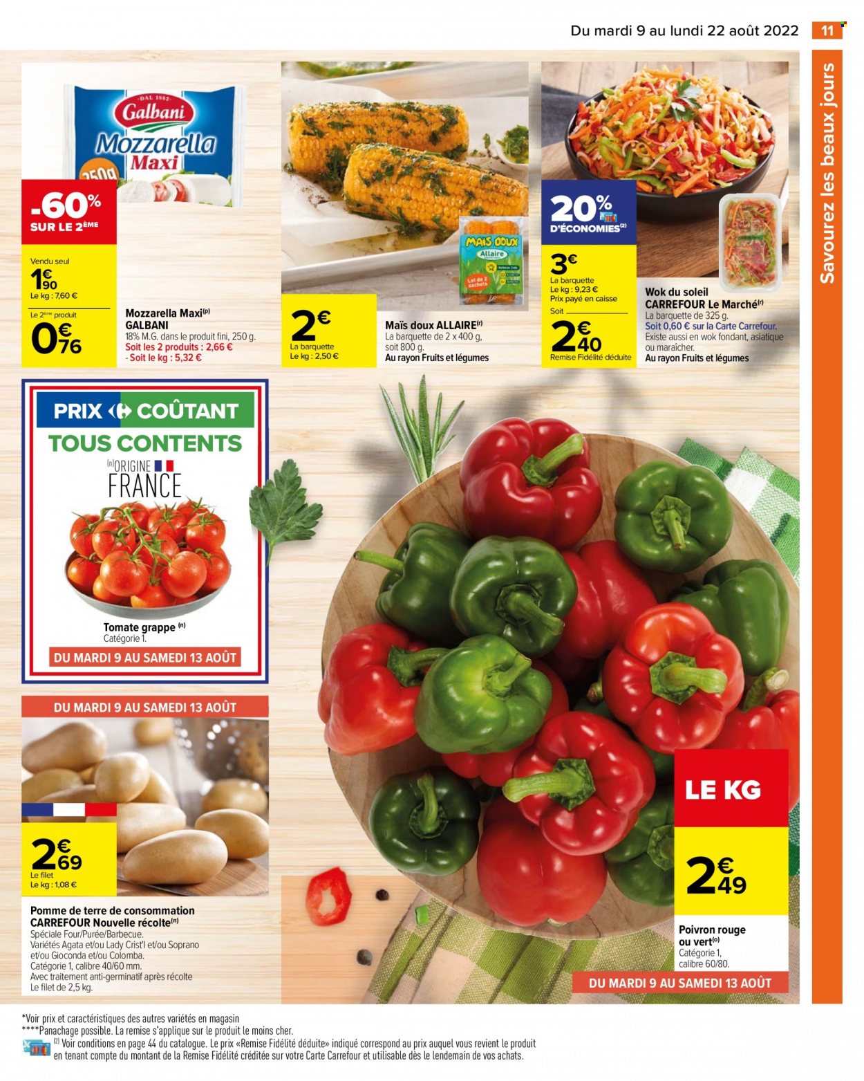 Catalogue Carrefour Hypermarchés - 09.08.2022 - 22.08.2022. Page 11.