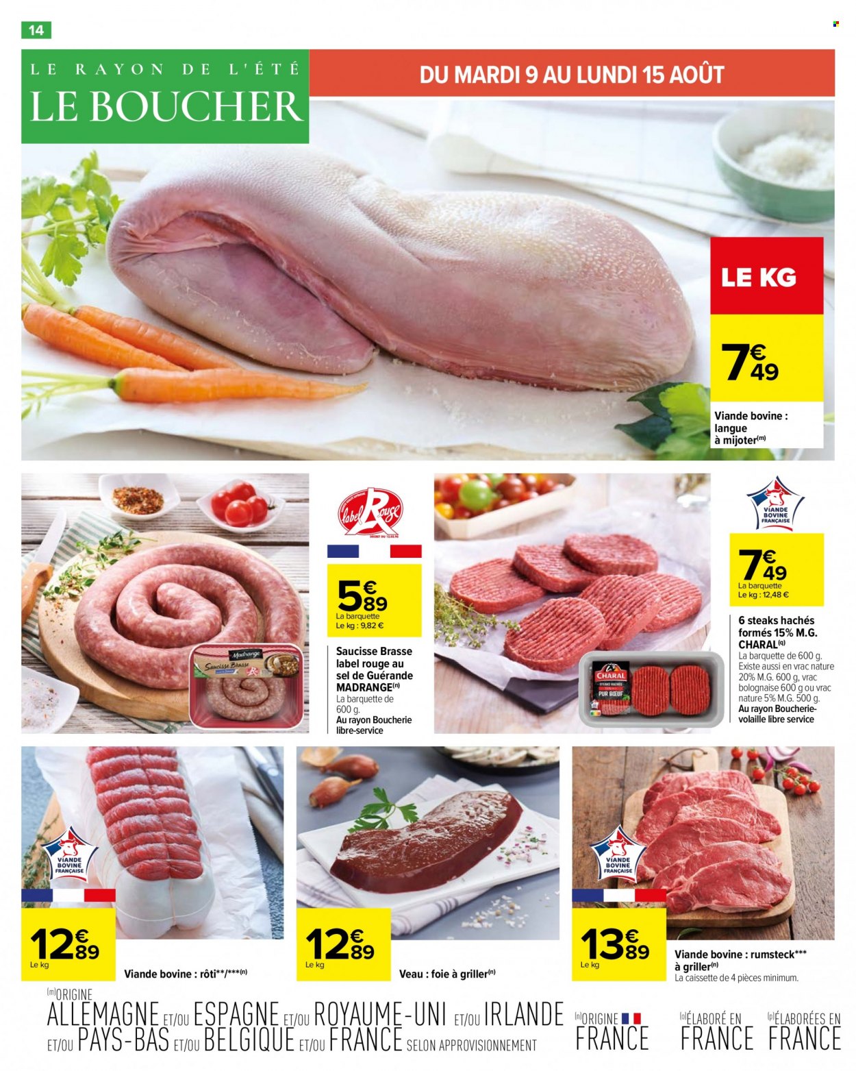 Catalogue Carrefour Hypermarchés - 09.08.2022 - 22.08.2022. Page 14.