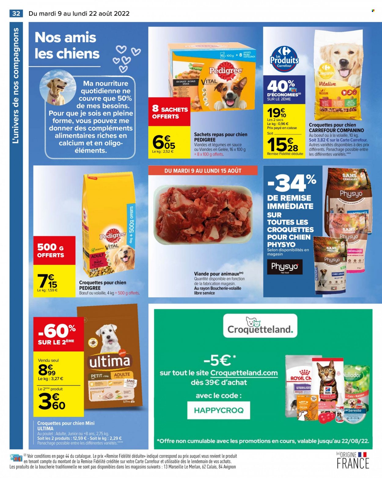 Catalogue Carrefour Hypermarchés - 09.08.2022 - 22.08.2022. Page 32.