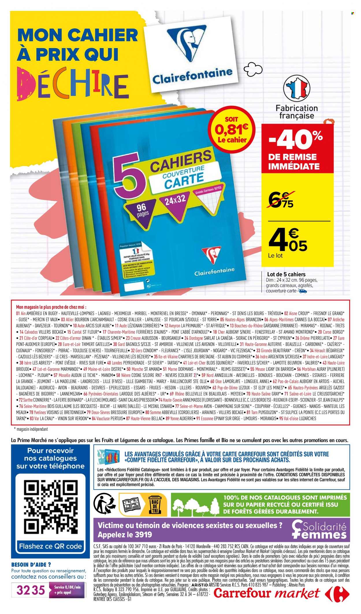 Catalogue Carrefour Market - 09.08.2022 - 28.08.2022. Page 18.