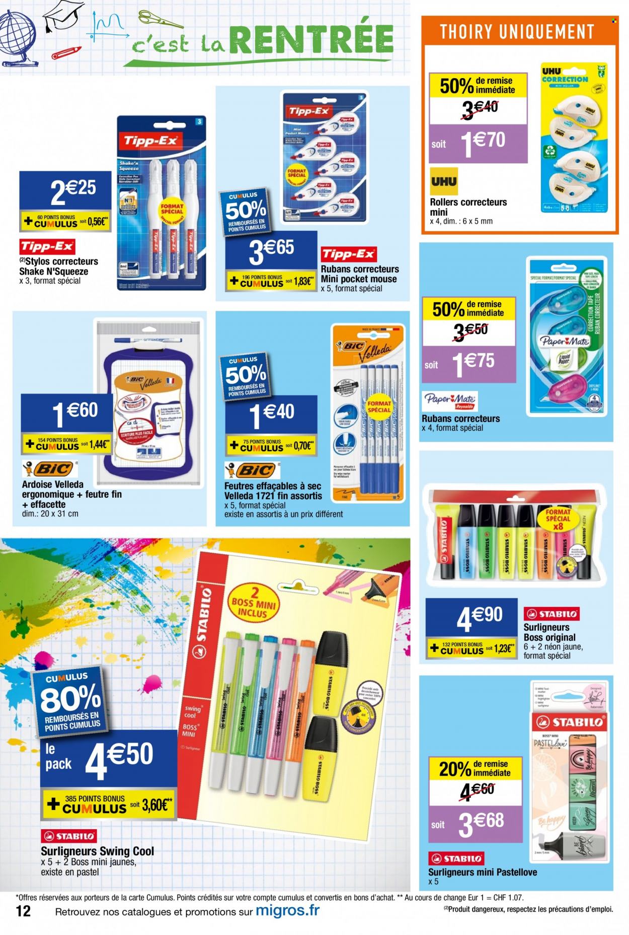 Catalogue Migros France - 09.08.2022 - 04.09.2022. Page 12.