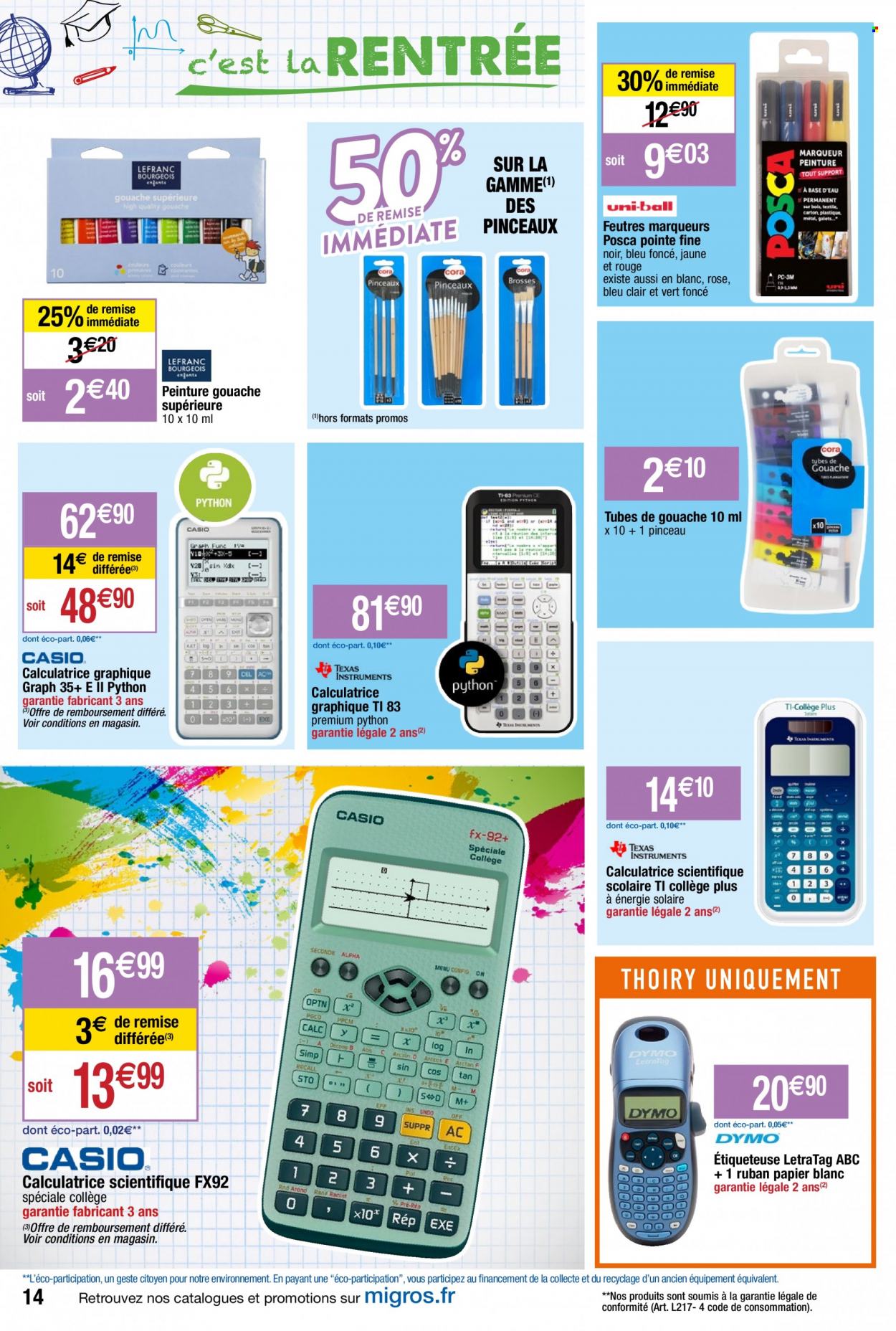 Catalogue Migros France - 09.08.2022 - 04.09.2022. Page 14.