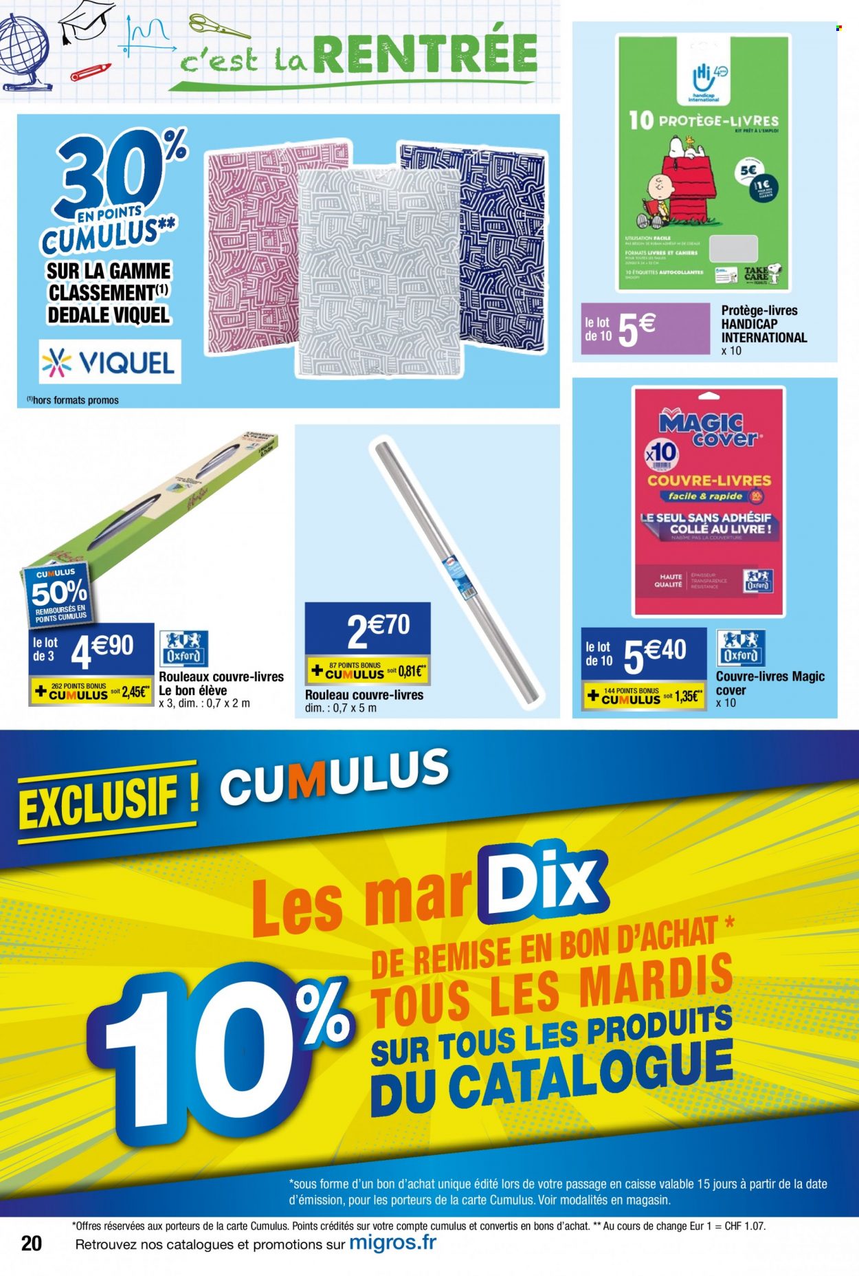 Catalogue Migros France - 09.08.2022 - 04.09.2022. Page 20.