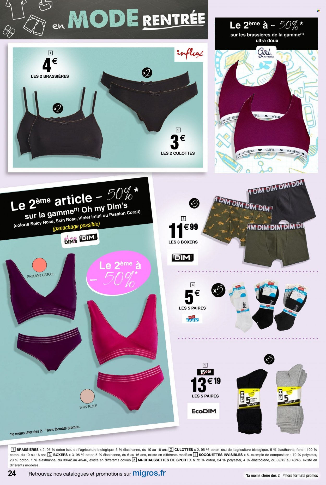 Catalogue Migros France - 09.08.2022 - 04.09.2022. Page 24.